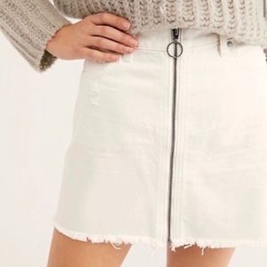We The Free Zip Up Trendy Skirt